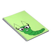 Coole lustige Nervenkitzel-Raupe mit Brille Notizblock (Rechte Seite)