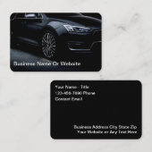 Coole Luxus-Car-Service-Visitenkarten Visitenkarte (Vorne/Hinten)