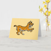 Coole LYNX - Konservierung - Natur- gelb Karte (Gelbe Blume)