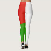 Coole Madagaskar-Fahne Leggings (Rückseite)