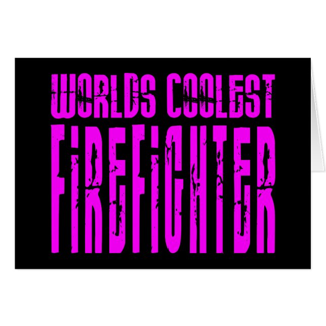 Coole Mädchen-Feuerwehrmann-Weltcoolster (Vorderseite (Horizontal))