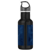 Coole Mädchen "Glaube an Magie" Einhorn Vollmond Edelstahlflasche (Rückseite)