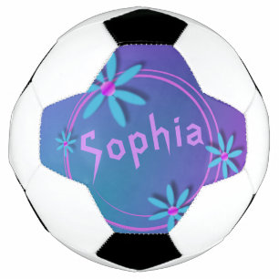 Coole Mädchen und Spaß Personalisiert Fußball