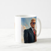 Coole MAGA Cat TRUMP mit einer katzenniedlichen So Kaffeetasse (VorderseiteRechts)
