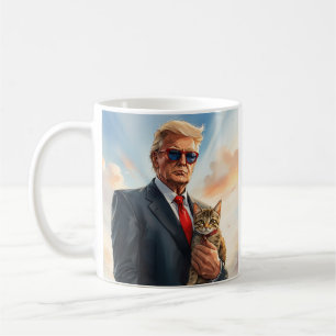 Coole MAGA Cat TRUMP mit einer katzenniedlichen So Kaffeetasse