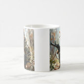 Coole MAGA-Katze mit Gun und Camouflage Niedlich A Kaffeetasse (Mittel)