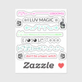 Coole Magic iPhone Sticker für die Rückseite des T (Blatt)