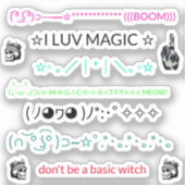 Coole Magic iPhone Sticker für die Rückseite des T (Vorderseite)