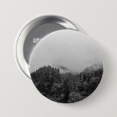 Coole, magische Nebelnatur Button (Vorne & Hinten)