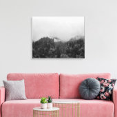 Coole, magische Nebelnatur Leinwanddruck (Insitu (Wohnzimmer))