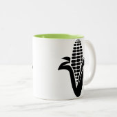 Coole Maiskörner Zweifarbige Tasse (VorderseiteRechts)