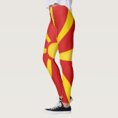 Coole Makedonien-Fahne Leggings (Links)