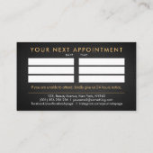 Coole Makeup Pinsel Makeup Termin Visitenkarte (Rückseite)