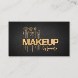Coole Makeup Pinsel Makeup Termin Visitenkarte