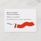 Coole Maler-Geschäfts-Karten Visitenkarte (Rückseite)