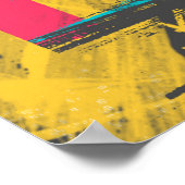 Coole Malstriche berühmten Zitat "Großartige Dinge Poster (Ecke)