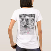 Coole Mama Cool Kinder Zwei Fotos T-Shirt (Rückseite)