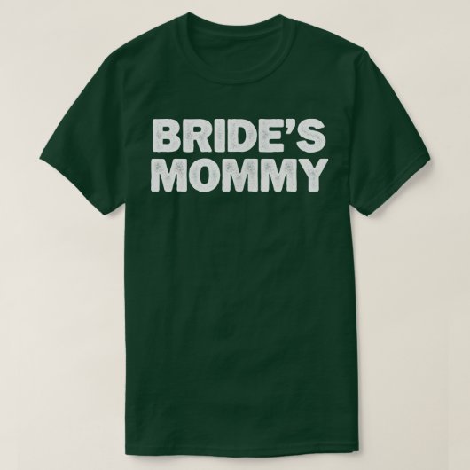 Coole Mama der Funny Bride T-Shirt (Design vorne)