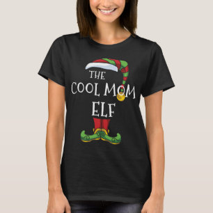 Coole Mama Elf Familie passt Weihnachten Funny Paj T-Shirt