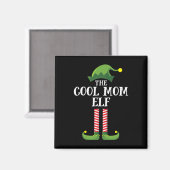 Coole Mama Elf Matching Familiengruppe Weihnachts- Magnet (Vorderseite/Rückseite)