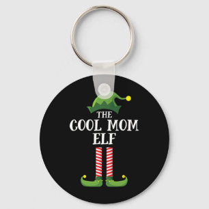 Coole Mama Elf Matching Familiengruppe Weihnachts- Schlüsselanhänger