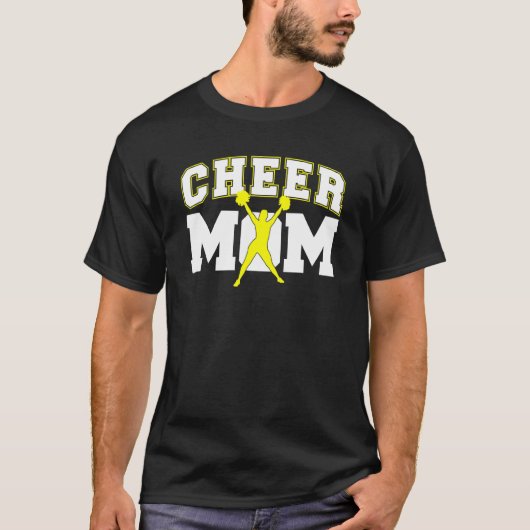 Coole Mama für Cheerleader Cheerleader T-Shirt (Vorderseite)