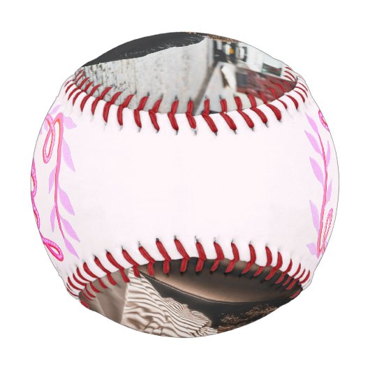 Coole Mama Handschrift Mother Keepake Foto Baseball (Rückseite)