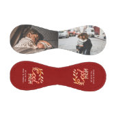 Coole Mama Handschrift Mutter Rotes Foto Baseball (Paneele)