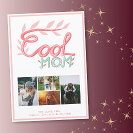 Coole Mama Handschrift Muttertag 4 Foto Feiertagskarte