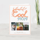 Coole Mama Handschrift Muttertag 4 Foto Karte (Vorderseite)