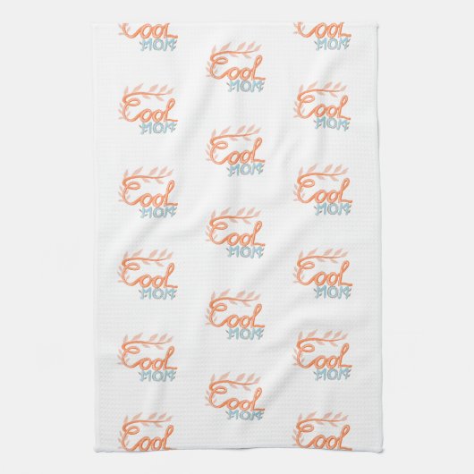 Coole Mama Handschrift Muttertag Geschirrtuch (Vertikal)