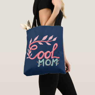 Coole Mama Handschrift Navy Blue Mother Day Tasche