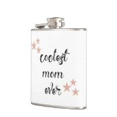 Coole Mama in Schwarz und Rosa je Flachmann (Links)
