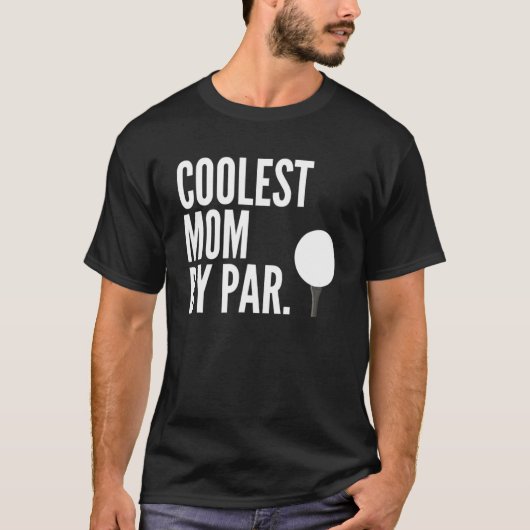 Coole Mama Par Golfmütter T-Shirt (Vorderseite)