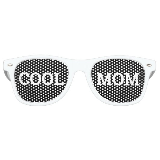COOLE MAMA Retro Schatten / Fun Party Sonnenbrille (Vorderseite)