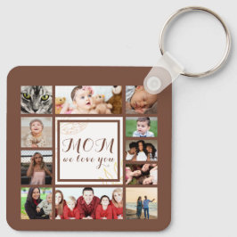 Coole Mama Wir Liebe Sie FotoCollage Schlüsselanhänger