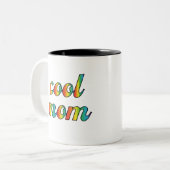 Coole Mama Zweifarbige Tasse (Vorderseite Links)