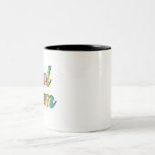 Coole Mama Zweifarbige Tasse (Mittel)