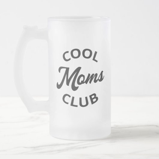 Coole Mamas Club I Mattglas Bierglas (Links)