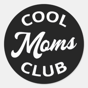 Coole Mamas Club I Runder Aufkleber