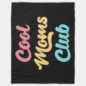 Coole Mamas Club II Fleecedecke (Vorderseite)