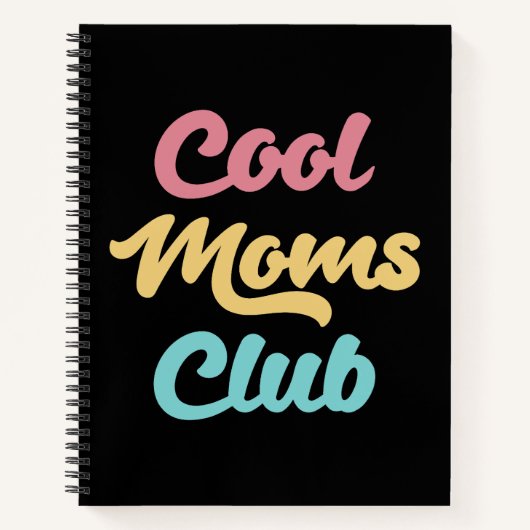 Coole Mamas Club II Notizblock (Vorderseite)