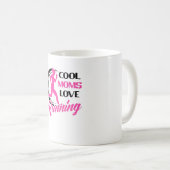 Coole Mamas Mütter, die den Runner Joggen Damen Kaffeetasse (VorderseiteRechts)