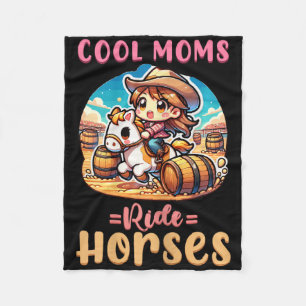 Coole Mamas Pferde I Pferdejäger Fleecedecke