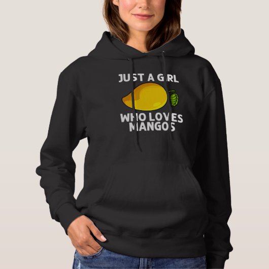 Coole Mango für Mädchen Kinder Mangos Frucht Mango Hoodie (Vorderseite)
