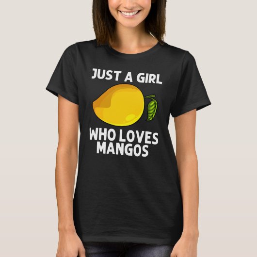 Coole Mango für Mädchen Kinder Mangos Frucht Mango T-Shirt (Vorderseite)