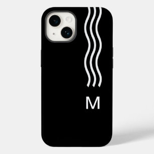 Coole Männer-Business-Monogramm modern Case-Mate iPhone 14 Hülle