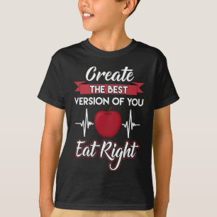 Coole Männer Frauen Gesunde Ernährung Fruchtherz I T-Shirt