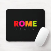 Coole Männer Frauen Kinder Bunte Rom Italien Graph Mousepad (Mit Mouse)