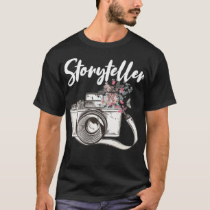 coole Männer und Frauen Fotograf Outfit Fokus Foto T-Shirt